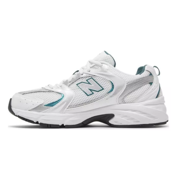 New Balance 530 – White Silver Green - Imagem 2