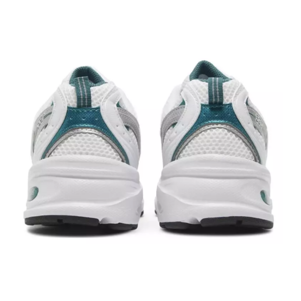 New Balance 530 – White Silver Green - Imagem 3