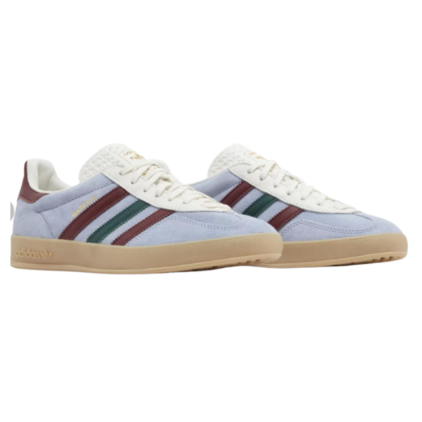 Adidas Gazelle Indoor – Blue Dawn Collegiate Burgundy - Imagem 3