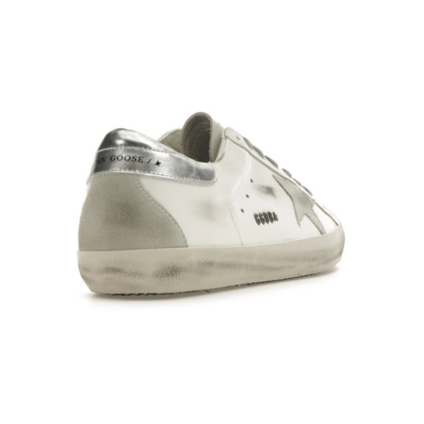 Golden Goose Super-Star – White Silver - Imagem 3