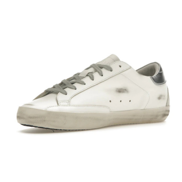 Golden Goose Super-Star – White Silver - Imagem 5