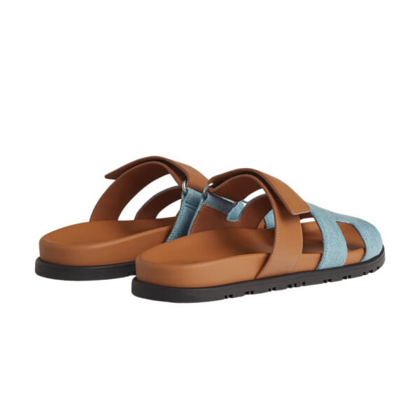 Hermes Chypre Sandal Bicolor/Denim - Imagem 3