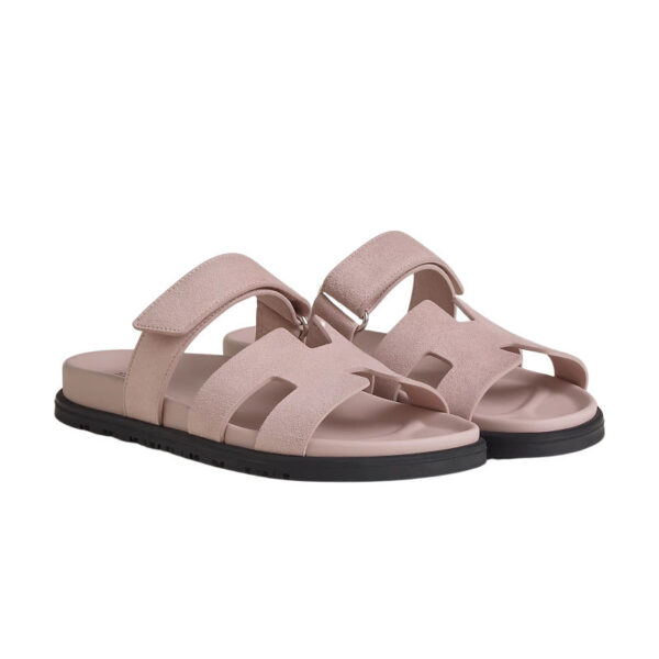 Hermes Chypre Sandal – Pink Suede - Imagem 2