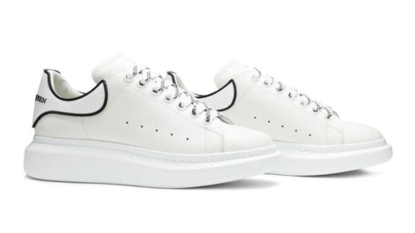 Alexander McQueen Oversized 'New Tech Calf - White Black' - Imagem 5
